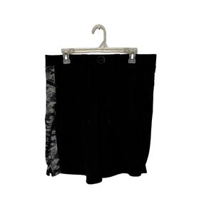 Hylete Shorts Mens Large Black Camo Athletic Gym Lightweight Drawstring Stretch